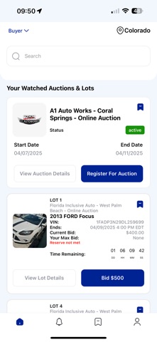 Peak Auto Auctions Screenshot 1 of 5