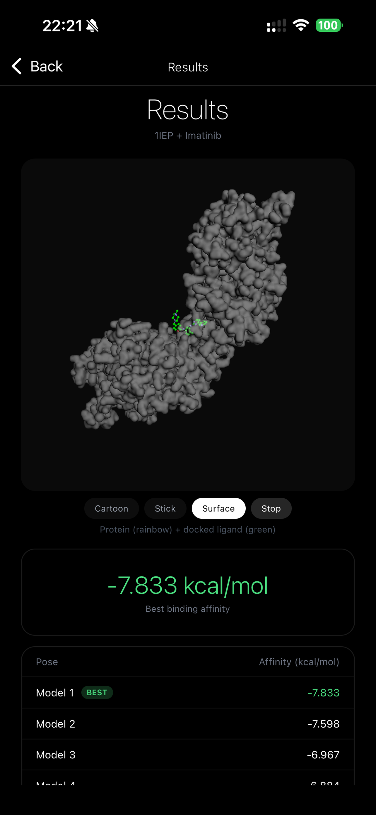 MolDock - Protein-Ligand Dock screenshot 3
