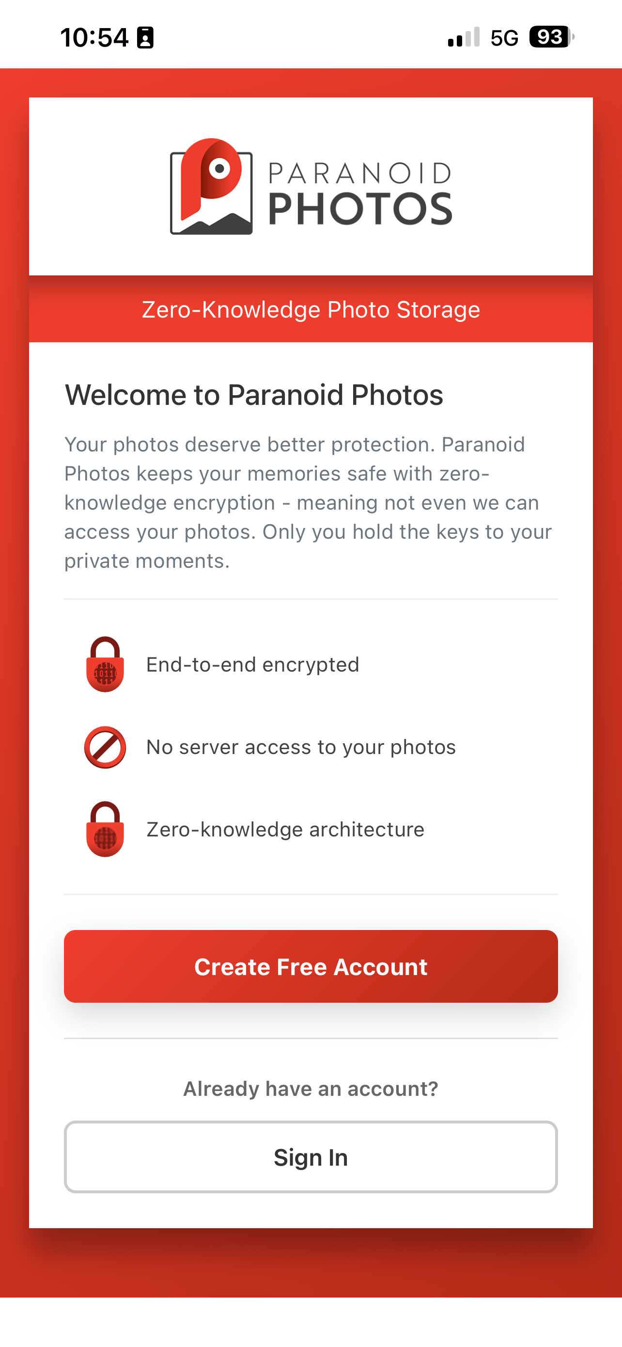 Paranoid Photos screenshot 5