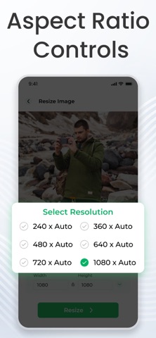 Photo Resizer - Resize Image iPhone screenshot