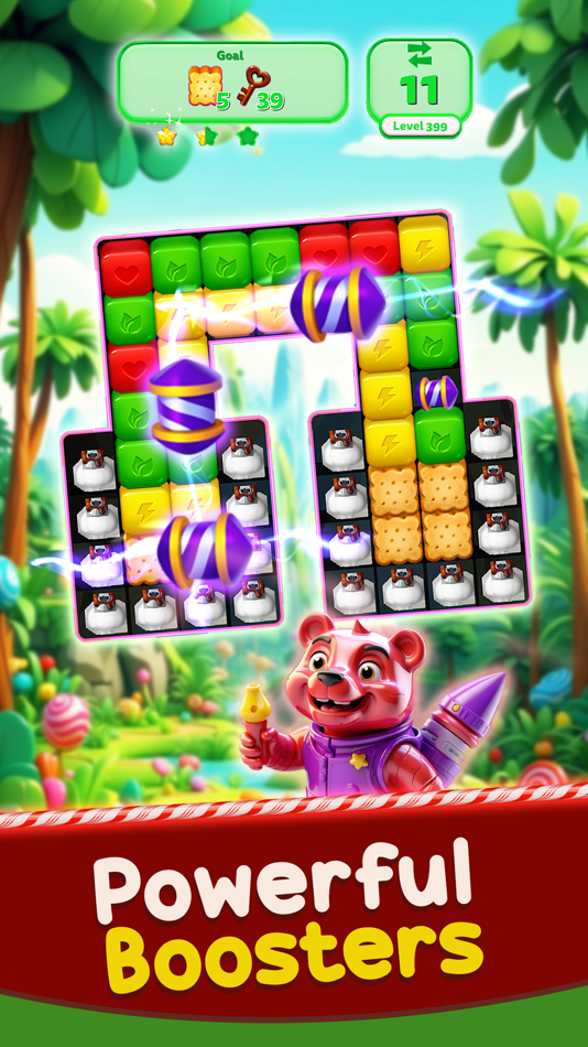 #2. Sweet Blast - Match Puzzles (iOS) 由: Smit Sabhadiya