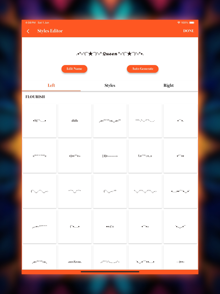 Name Style  Nickname Creator