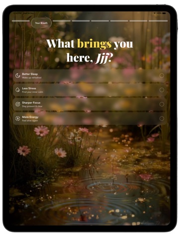 Inhalo: Breathing & Meditation iPad screenshot