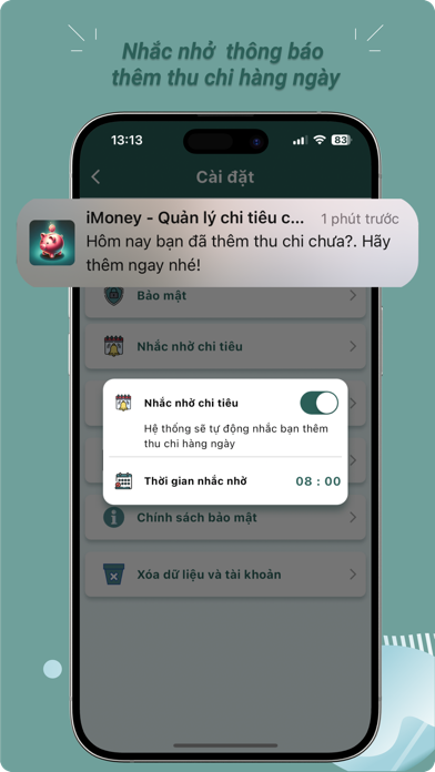 iMoney: Quản Lý Chi Tiêu Screenshot