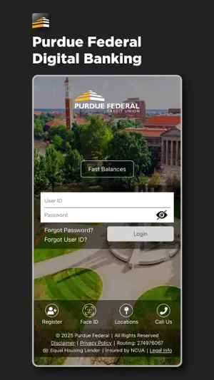 Purdue Federal Digital Banking screenshot 1