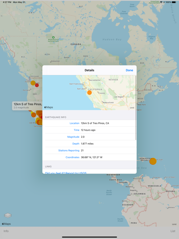 Screenshot #6 pour Mappity Quakes
