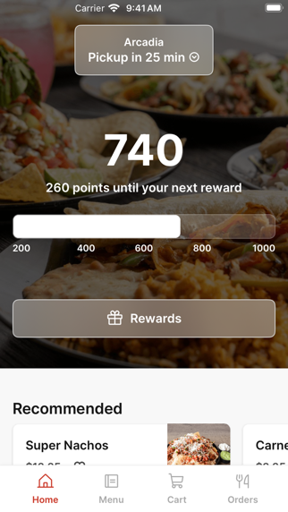 Screenshot 1 of Arcadia - Los Taquitos App