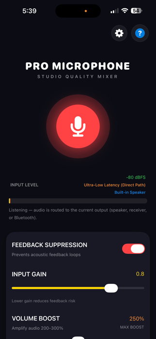 Pro Microphone Screenshot 6 of 9