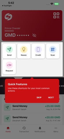 App screenshot