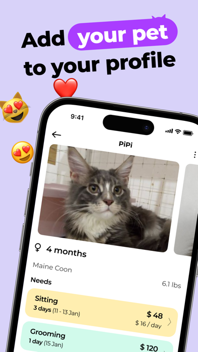 Pet Sitting & Dog Walker & Cat Screenshot