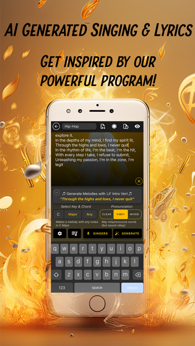 GhostWriter AI Lyrics Screenshot