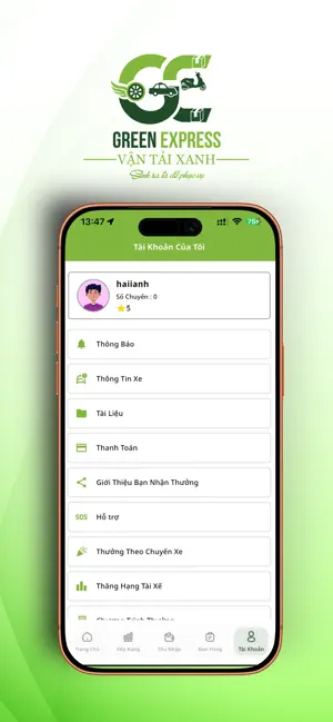VanChuyenXanh Driver screenshot 3