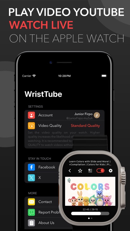 WristTube for YouTube