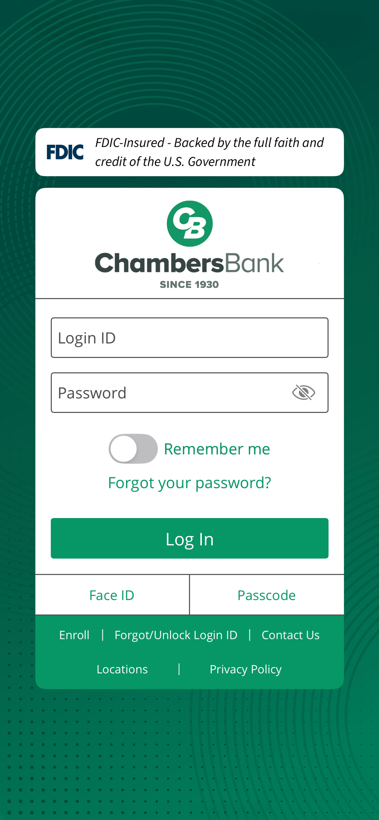 Chambers Bank Mobile Banking