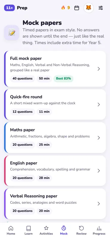 11+ Prep: Practice & Revision screenshot 7 of 8