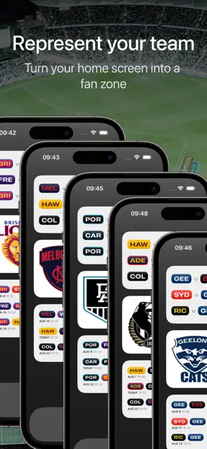 Footy Schedule: AFL Widgets screenshot 4