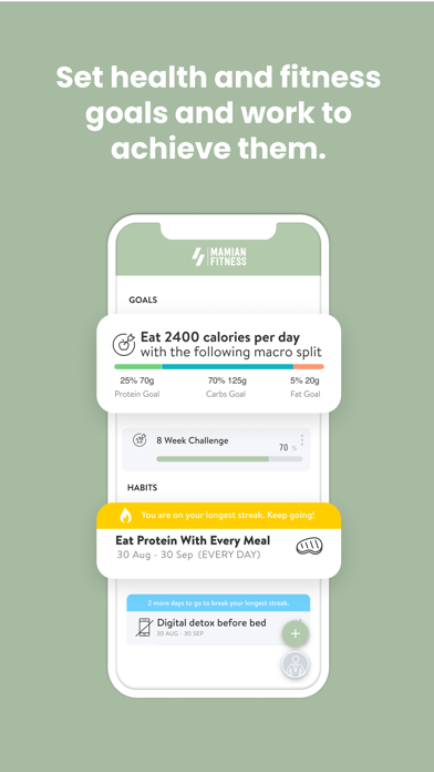 MAMIAN Fitness Screenshot
