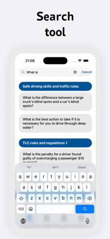 TLC NYC: Practice Exam prep iPhone screenshot