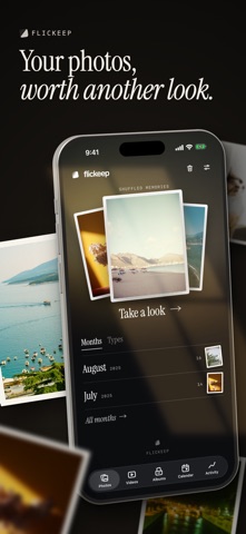 Flickeep – Swipe Your Photos screenshot 1