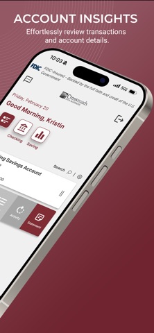 Crossroads Bank Business app screenshot 3