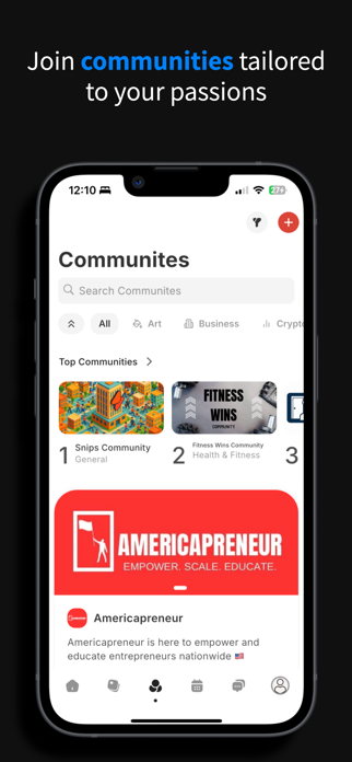 Snips - Community Builder Screenshot 2 of 8