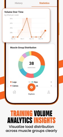 1RM - Workout Tracker Gym Log screenshot
