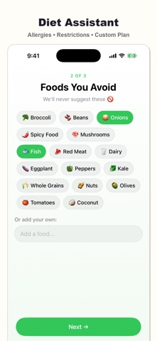 Fibermaxxing Diet Coach AI screenshot