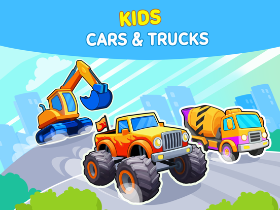 Kids Cars, Diggers and Trucks iPad screenshot 1 - Education app