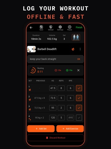 Workout Tracker - THYMOS Screenshot 7
