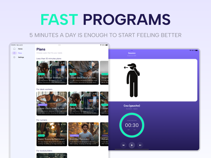 Stretch routine, pose - ABI