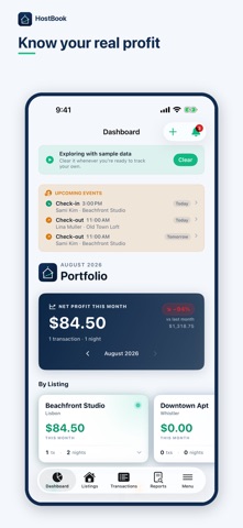 HostBook screenshot 1