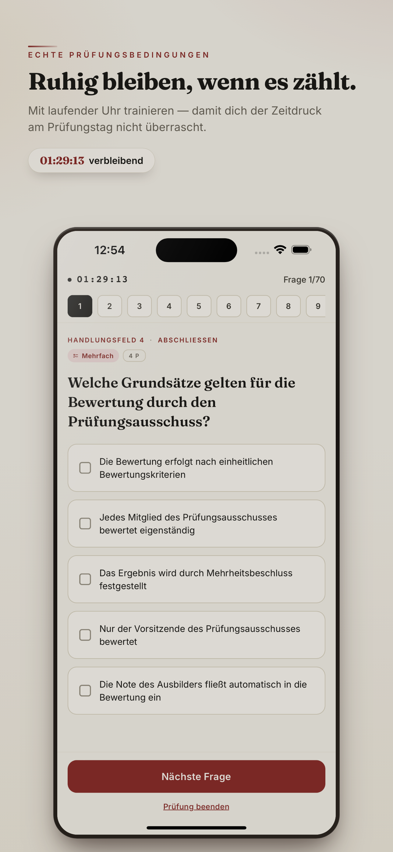 Aevo AdA-Schein IHK Prüfung screenshot 8