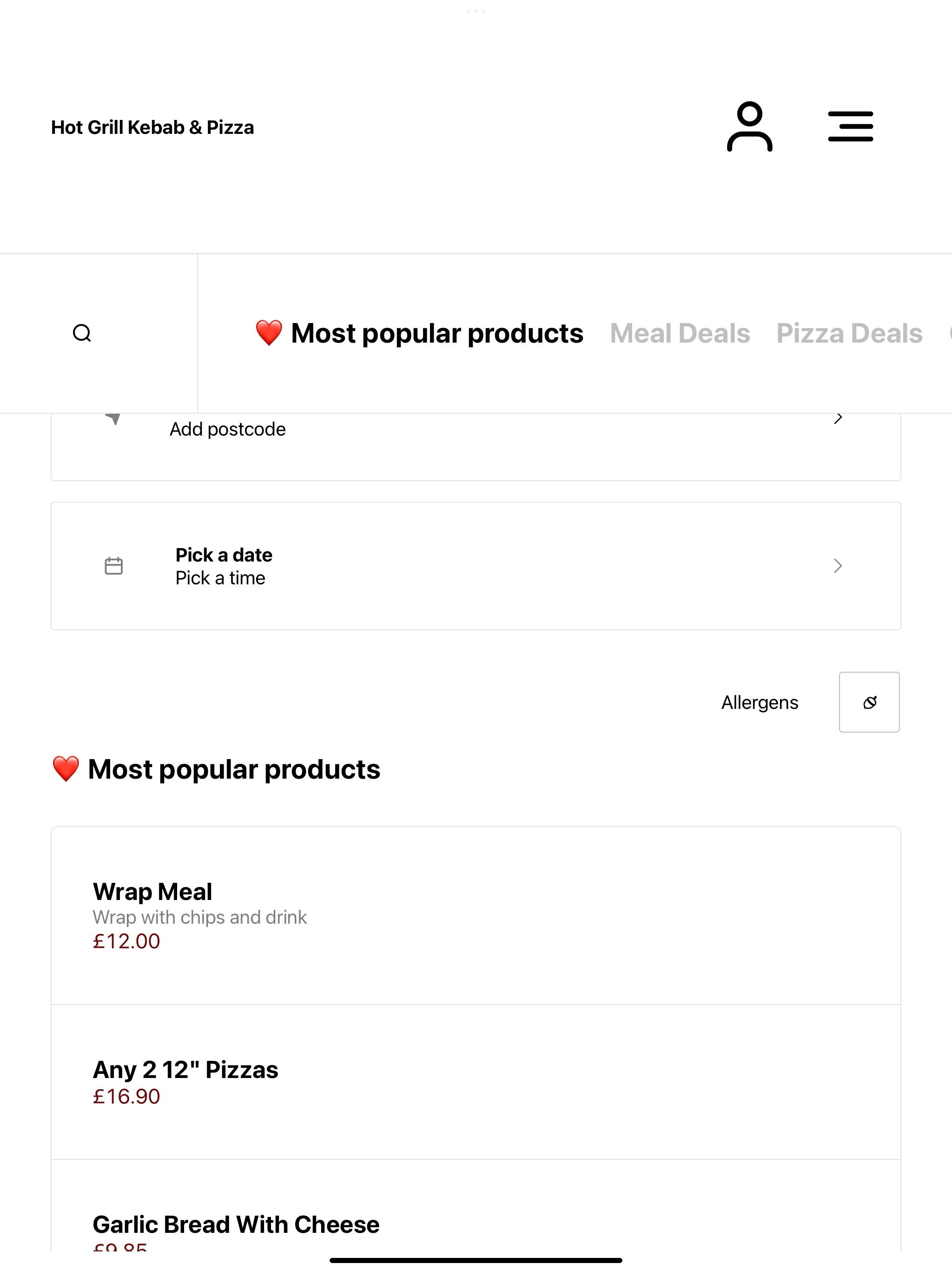 Hot Grill Kebab & Pizza screenshot 7