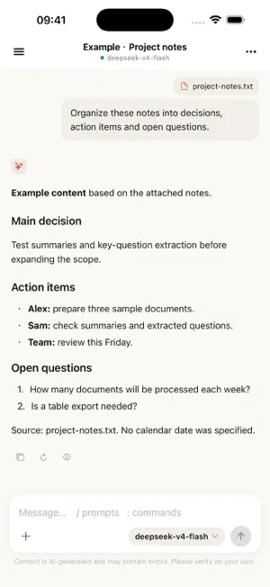 LLMChat - AI Workspace screenshot 1