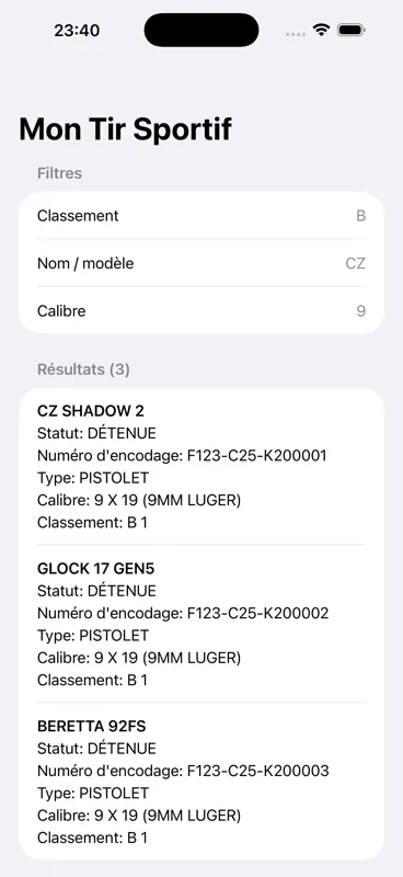 Mon Tir Sportif screenshot 2 of 3