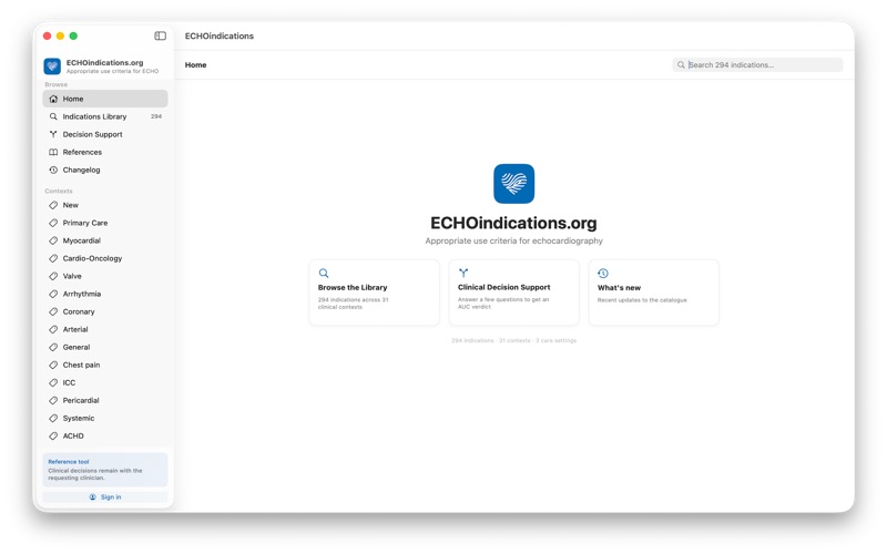 ECHOindications Desktop screenshot