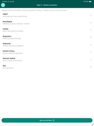 Patient Advocate Pro iPad screenshot