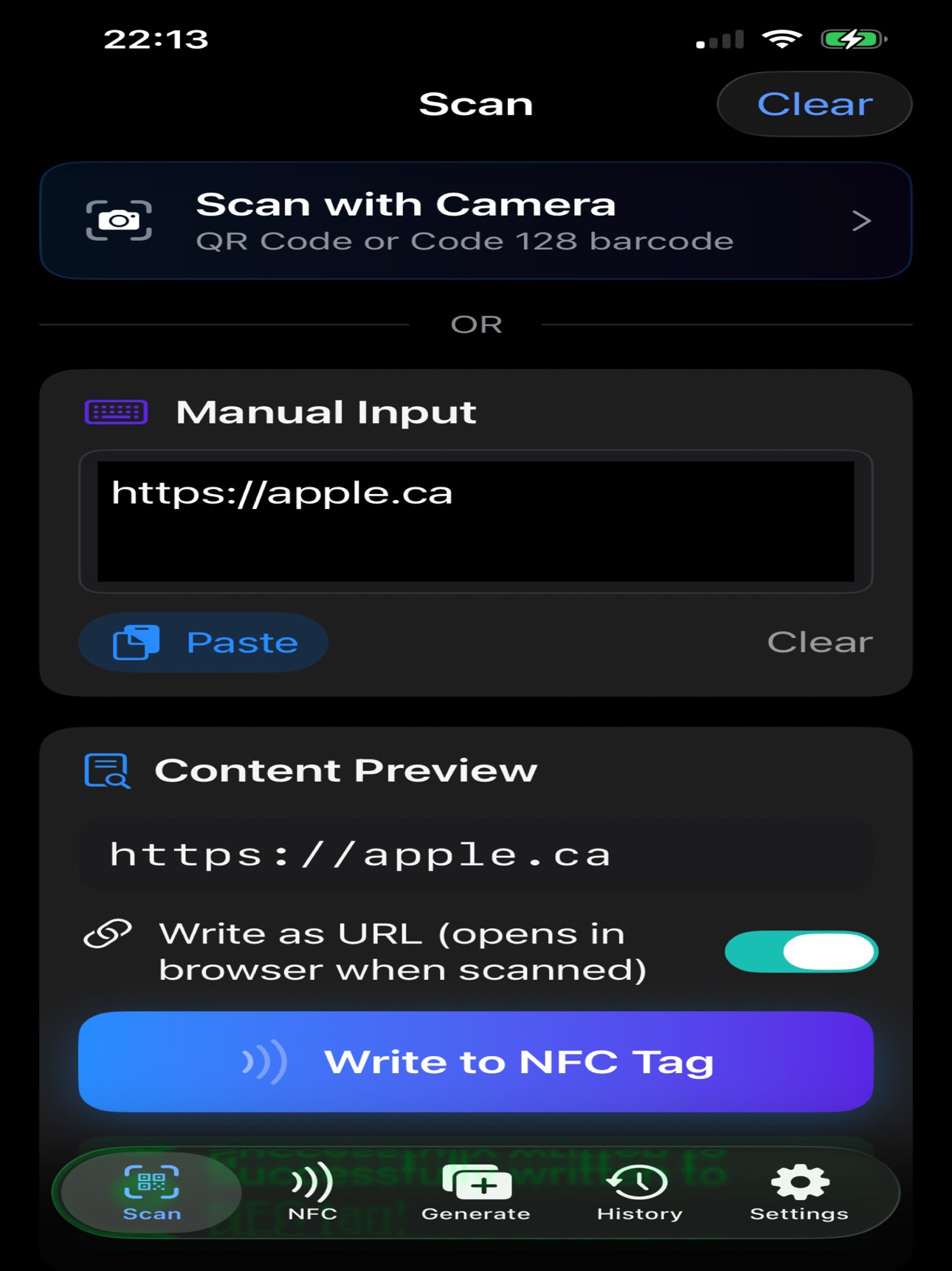 Screenshot 6 of NFC Tag Writer