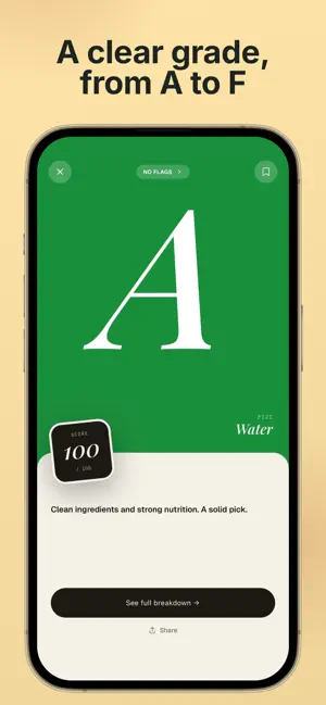 FoodGrade: Health Scanner screenshot 2