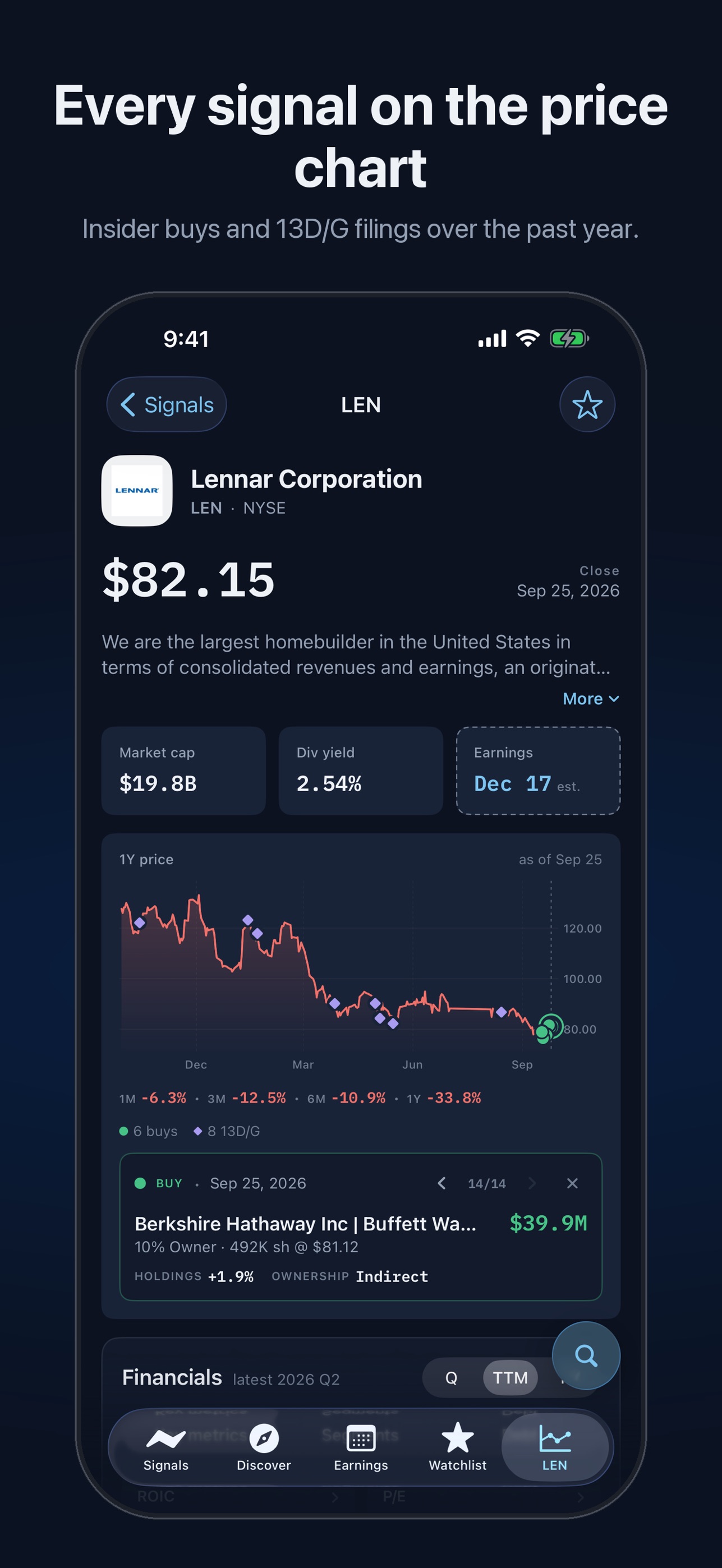 Screenshot 3 of TickerBell: Stock Research