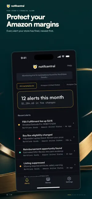 Notifcentral for Amazon Seller screenshot 1