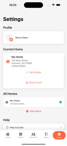 MyHome: Home Projects Tracker screenshot