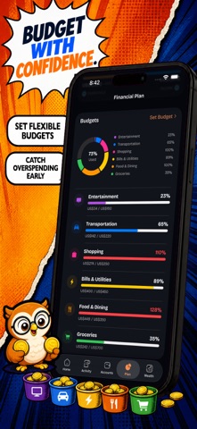 Money Flowl - Expense Tracker iPhone screenshot