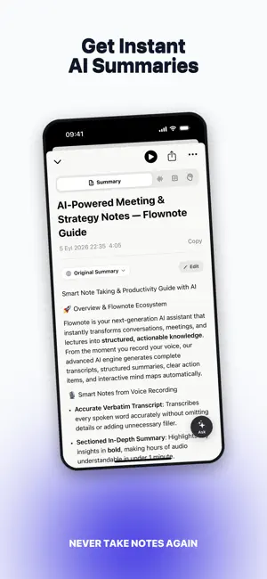 Flownote: AI Note Taker screenshot 2