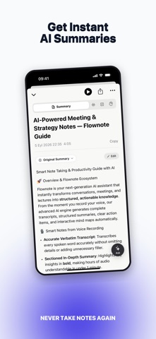 Flownote: AI Note Taker Screenshot 2 of 6