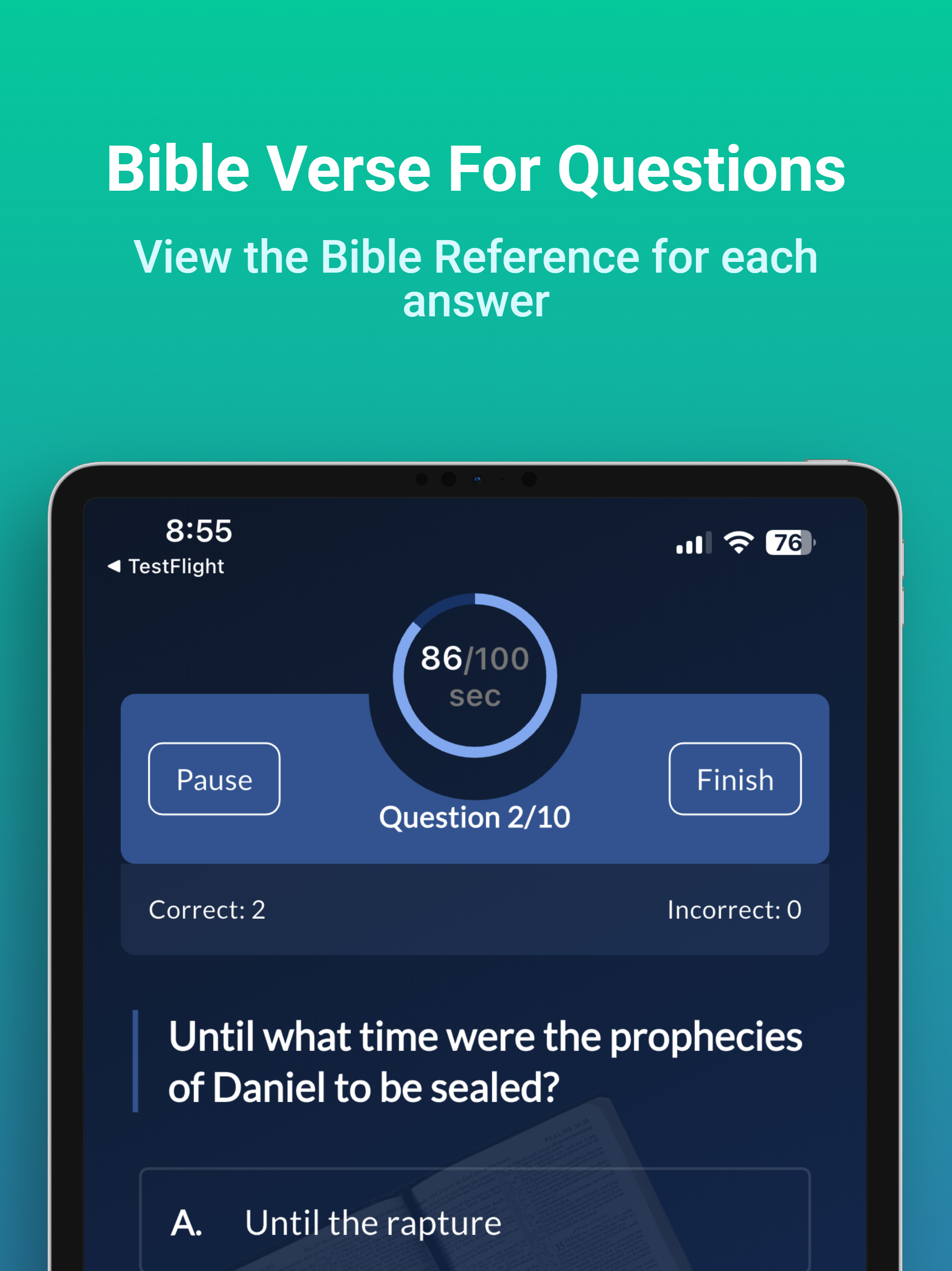 Bible Trivia Quiz - No Ads
