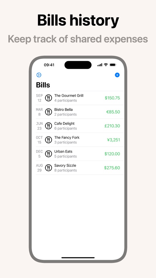 #1. Check Mate – Split bills (iOS) Με: Aizhan Kozhakhmetova