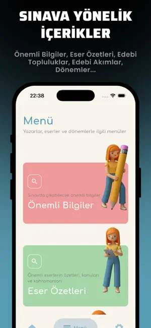 Yazar Eser: YKS, AYT Edebiyat screenshot 2