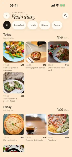 shotmeal - calorie tracker screenshot 4