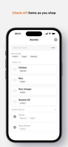 Shopping List - Storelist Screenshot 2 of 5